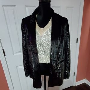 Black Shimmer Blazer